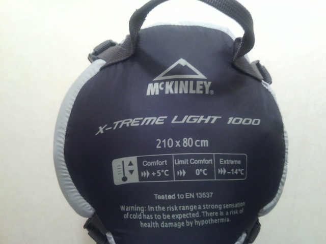 Couchage] Mc Kinley X-treme light 1000 (Page 3) / Découvertes et tests de  matériels légers / Le forum de la randonnée légère ou ultra-légère !